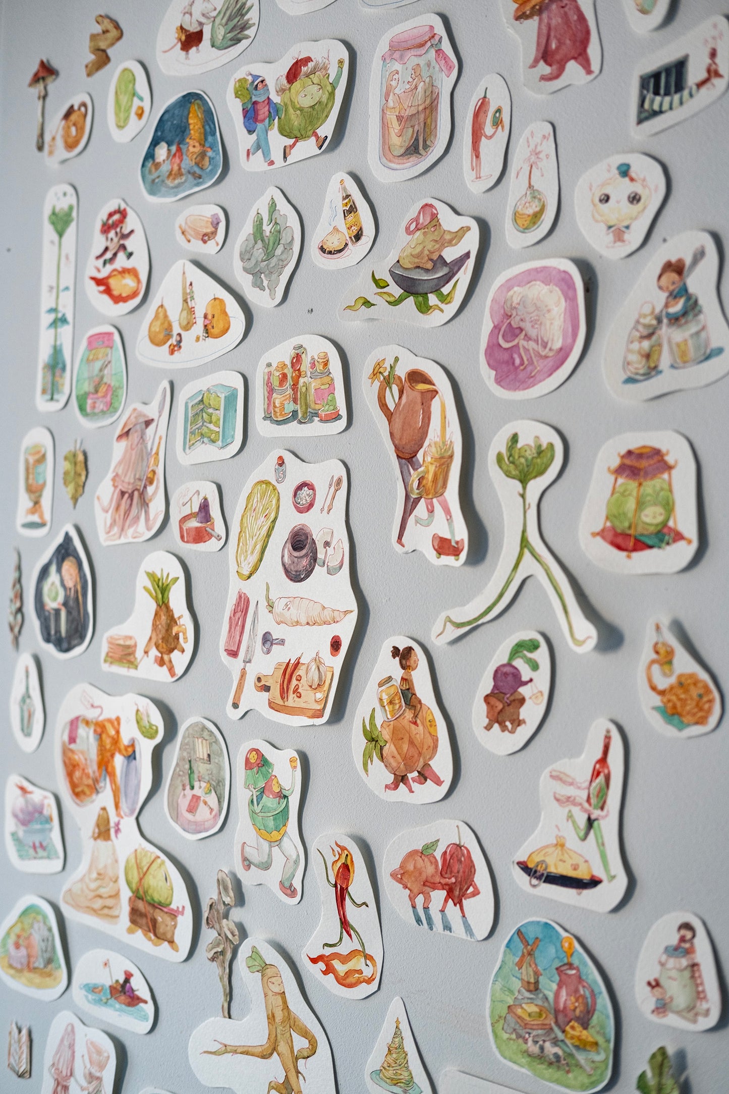 Fermentation Series Spot Illustrations