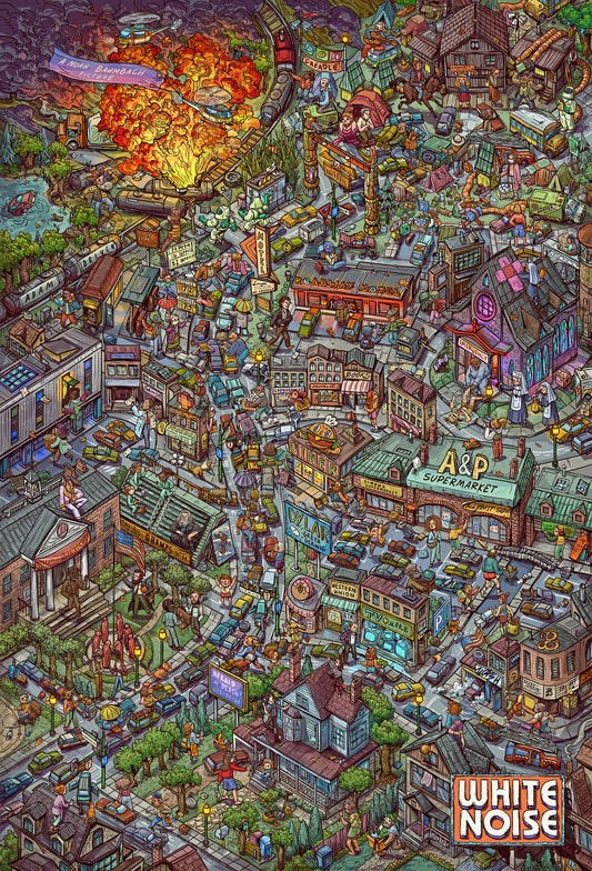 White Noise Film x Netflix Poster