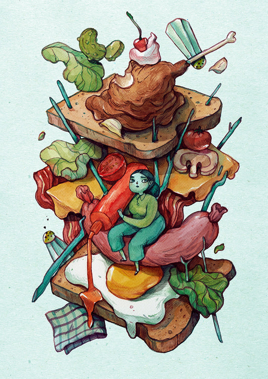 A Deconstructed Sandwich