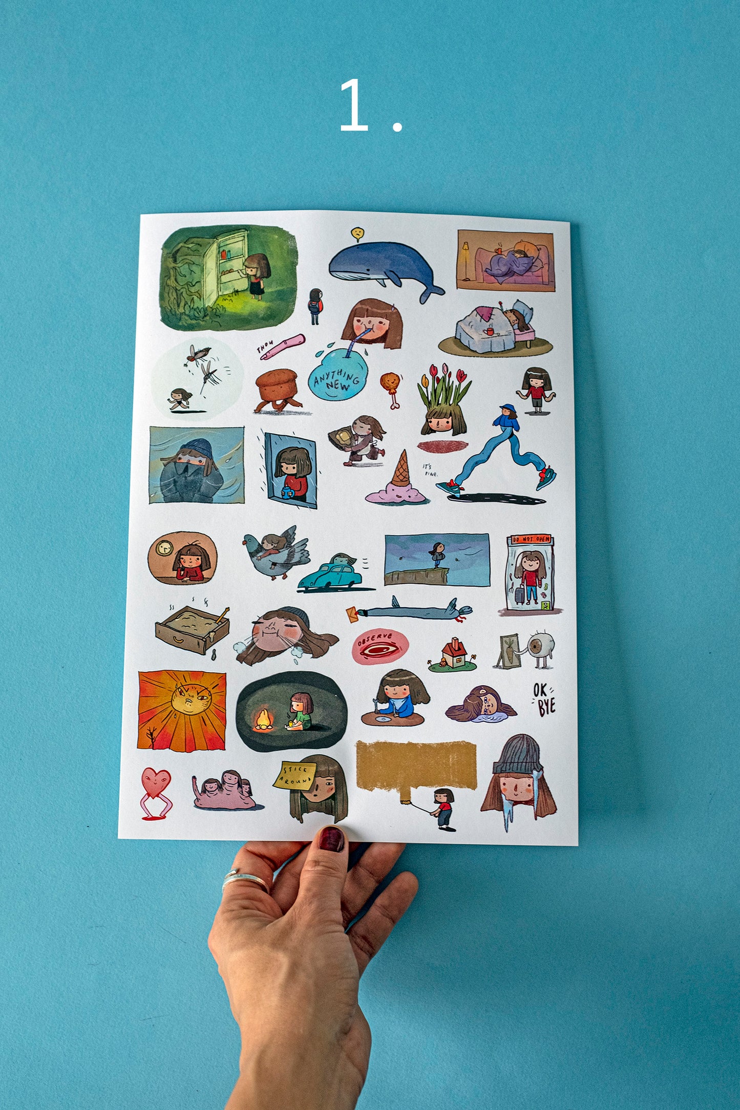 A4 Sticker sheet