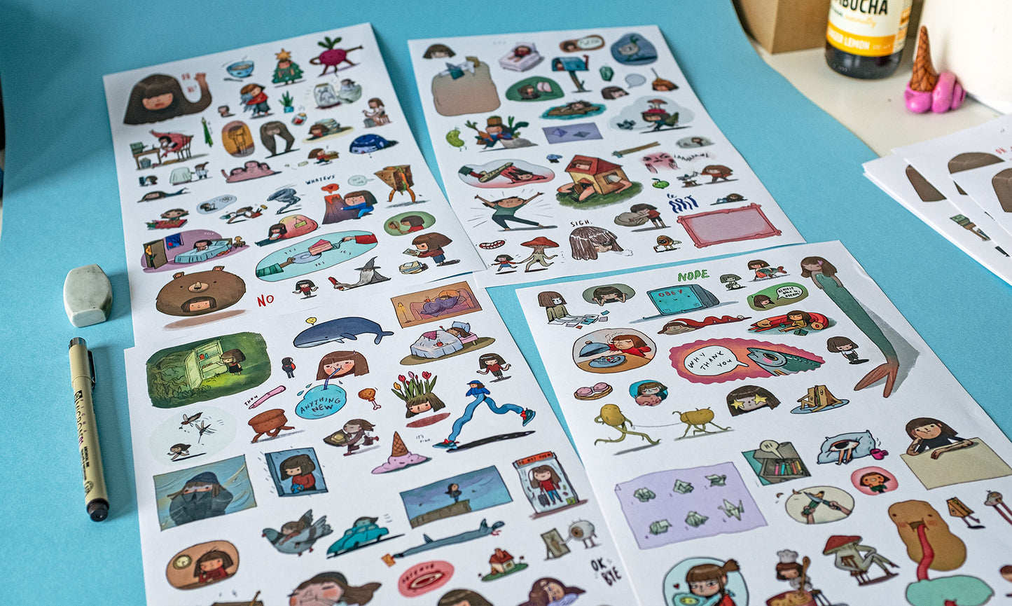 A4 Sticker sheet