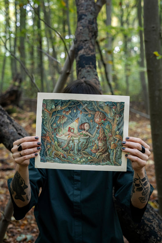 Forest Bathing print