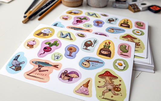 A5 Sticker sheet